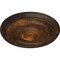 Ekena Millwork Kepler Traditional Ceiling Medallion (For Canopies up to 2 5/8"), 11 7/8"OD x 1 1/4"P, Rust CM12KPRUS - alternate 3